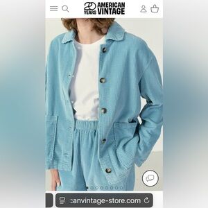 American Vintage AMV Padow SET in Dolphin XS/S NWOT